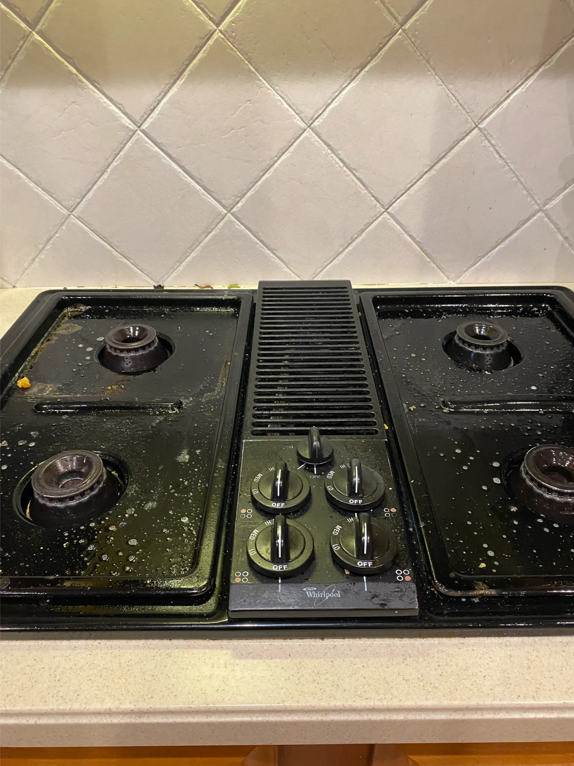 Before cleaning — job 2